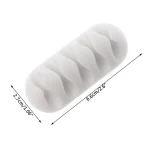 10 PCS Pasteable Five-hole TPR Wire Storage Organizer Data Cable Holder - Image 4