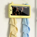 Bathroom Waterproof Mobile Phone Holder Bathing Watch TV Removable Touch Screen Mobile Phone Case - Image 3