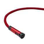 CC57 540 Degrees Rotary Magnetic Fast Charging Data Cable, 1m + Red, 2m + Red, 1m + Black, 2m + Black