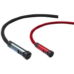 CC57 540 Degrees Rotary Magnetic Fast Charging Data Cable, 1m + Red, 2m + Red, 1m + Black, 2m + Black - Image 2