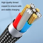 CC57 540 Degrees Rotary Magnetic Fast Charging Data Cable, 1m + Micro USB + Red, 2m + Micro USB + Red, 1m + Micro USB + Black, 2m + Micro USB + Black - Image 3