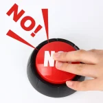3 PCS Party Knowledge Quiz Game Electronic Squeeze Sound Box Answer Toy, Green YES, Red NO, Blue SORRY, Red with Light BULLSHIT, Daren show, Laugh and Cry - Image 3