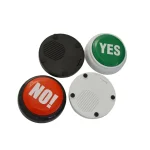 3 PCS Party Knowledge Quiz Game Electronic Squeeze Sound Box Answer Toy, Green YES, Red NO, Blue SORRY, Red with Light BULLSHIT, Daren show, Laugh and Cry - Image 6