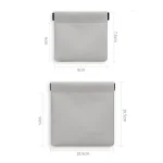 2 PCS Baona Earphone Data Cable Storage Bag Mini Portable U Disk Earphone Bag, Small, Large - Image 3
