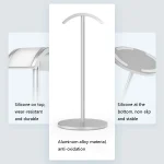 Aluminum Alloy Headset Bracket Weaving Headset Metal Display Stand - Image 5