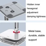 SSKY X28 Desktop Phone Tablet Stand Folding Bed Head Online Classes Convenient Support, X28 White, X28 Black - Image 4