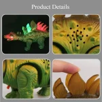 Simulation Luminous Sound Electric Universal Dinosaur Model Toy Boy Gift - Image 4
