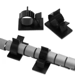 100 PCS Adjustable Self-Adhesive Wire Fixing Cable Organizer, Y-0810, Y-1013, Y-1316, Y-1720, Y-2225 - Image 2