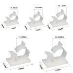 100 PCS Adjustable Self-Adhesive Wire Fixing Cable Organizer, Y-0810, Y-1013, Y-1316, Y-1720, Y-2225 - Image 3
