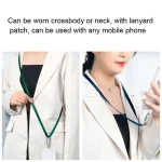 Power Vehicle Mobile Phone Anti-lost Lanyard With Patch,Style:, Hanging Neck Model, Crossbody Model - Image 4