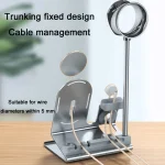 Oatsbasf 5 in 1 Multi-Function Earphone Storage Bracket Wireless Charging Base Bracket - Image 5