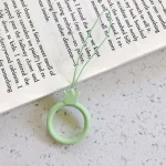 10pcs Crown Model Finger Ring Silicone Cell Phone Lanyard U Disk Rope, Crown Matcha Green, Crown Sky Blue, Crown Black, Crown Red, Crown Lavender Gray, Crown Midnight Blue, Crown Sand Pink...