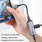 MH339A Type-c / USB-c Adapter Cable Mobile Phone Live Audio Charging Cable, MH339A (Gray), MH339A (Black) - Image 7