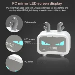 Creative Smart Wireless Mini Bluetooth Speaker Portable Computer Subwoofer Speaker with Alarm Clock, Cool Cool Dragon-Black, Cool Dragon-White, Cute Cat-White, Cute Cat-Pink - Image 6