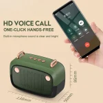 BS32D Wireless Bluetooth Speaker Cartoon Subwoofer Outdoor Card Portable Mini Speaker, Blue, Black, Silver Gray, Orange, Green - Image 3