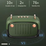 BS32D Wireless Bluetooth Speaker Cartoon Subwoofer Outdoor Card Portable Mini Speaker, Blue, Black, Silver Gray, Orange, Green - Image 4