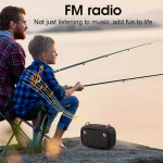 BS32D Wireless Bluetooth Speaker Cartoon Subwoofer Outdoor Card Portable Mini Speaker, Blue, Black, Silver Gray, Orange, Green - Image 7