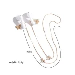 Universal Anti-lost Chain for Wireless Earphones Sweet and Simple Commuter Zircon Butterfly Anti-lost Necklace - Image 2