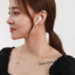 Universal Anti-lost Chain for Wireless Earphones Sweet and Simple Commuter Zircon Butterfly Anti-lost Necklace - Image 4