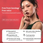 ANC Bluetooth Headset Binaural with Warehouse Business 5.1 Version Sports TWS Stereo Wireless - Image 13