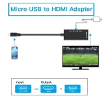 Micro USB To HDMI Female Adapter Cable 1080P HD for MHL Device HDTV Adapters For Samsung / Huawei - Image 6