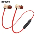 MoreBlue S07 Wireless Bluetooth Earphones Metal Magnetic Stereo Bass Headphones Cordless Sport Headset Earbuds With Microphone - Image 2