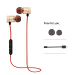 MoreBlue S07 Wireless Bluetooth Earphones Metal Magnetic Stereo Bass Headphones Cordless Sport Headset Earbuds With Microphone - Image 4