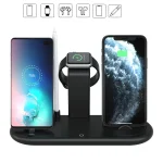 HQ-UD20 Mobile Phone Watch Multi-Function Charging Stand Wireless Charger for Phones & Apple Watch & Airpods, HQ-UD20 - Image 2