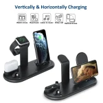 HQ-UD20 Mobile Phone Watch Multi-Function Charging Stand Wireless Charger for Phones & Apple Watch & Airpods, HQ-UD20 - Image 6