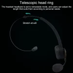 PS3 Headset Wireless Headphones Bluetooth Earphone Bluetooth 5.0, Black, White - Image 5