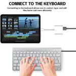 8 Pin To USB2.0+8 Pin Interface OTG Sdapter, Support IOS System - Image 4