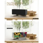 F2 Mini Wireless Computer Card Subwoofer Bluetooth Speaker, Black, Silver - Image 7