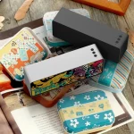 F2 Mini Wireless Computer Card Subwoofer Bluetooth Speaker, Black, Silver - Image 10