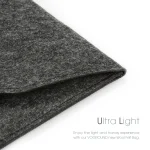 Portable Air Permeable Felt Sleeve Bag for MacBook Laptop, with Power Storage Bag, 11 inch, 12 inch, 13 inch, 15 inch - Image 5