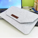 Portable Air Permeable Felt Sleeve Bag for MacBook Laptop, with Power Storage Bag, 11 inch, 12 inch, 13 inch, 15 inch - Image 6