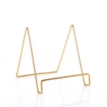 4 PCS Desktop Iron Art Plating Bracket for iPad / CD Display / Cookbook / Plate, Golden, Rose Gold - Image 8