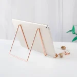 4 PCS Desktop Iron Art Plating Bracket for iPad / CD Display / Cookbook / Plate, Golden, Rose Gold - Image 3