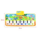Piano Musical Touch Carpet Children Early Education Music Keyboard Playmat - Image 2