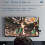 BT201 Bluetooth 5.0 USB 2 in 1 Bluetooth Audio Receiver Transmitter with LCD Display - Image 6