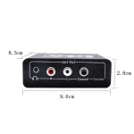 NK-C6 Optical Fiber To Analog Audio Converter Adjustable Volume Digital To Analog Decoder, EU Plug, US Plug, With USB Cable - Image 7