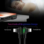 MCDODO 2A USB to 8 Pin Fast Charging Data Cable, 1.2m, 1.8m, 0.5m - Image 5