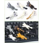 60 PCS Sucker Design Cute Cat Smartphone Holder, White, Gray, Orange, Brown orange, Black, White 02 - Image 4