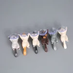 60 PCS Sucker Design Cute Cat Smartphone Holder, White, Gray, Orange, Brown orange, Black, White 02 - Image 5