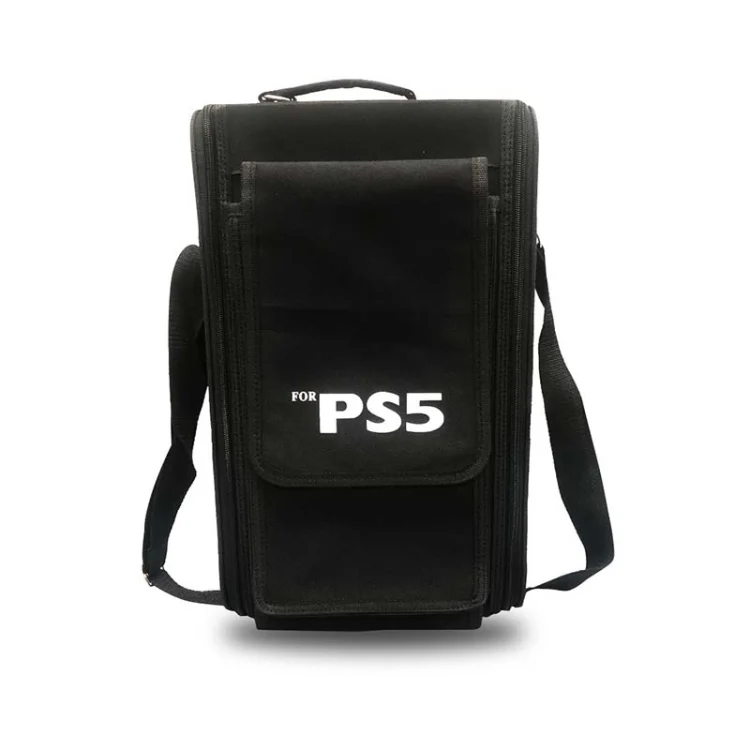 N8002 Game Console Handle Travel Storage Protection Bag Single Shoulder Handbag For PS5, Single Shoulder Handbag