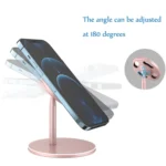 For MagSafe Magnetic Wireless Charging Stand, Colour: FJ03 Black, FJ03 Black, FJ03 Dark Gray, FJ03 Bright Silver, FJ03 Rose Gold, F13 Black, F13 Bright Silver - Image 2