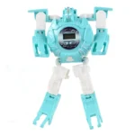 3 PCS Children Electronic Watch Cartoon Deformation Robot Toy Watch, Blue, Purple, Yellow, Pink - Image 6