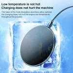 X8 15W QI Round Acrylic Mirror Wireless Charger - Image 5