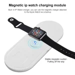 KT-W50A8 3 in 1 10W Multi-Function Bracket Wireless Charger for iPhones / iWatch / AirPods - Image 4