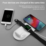 KT-W50A8 3 in 1 10W Multi-Function Bracket Wireless Charger for iPhones / iWatch / AirPods - Image 7