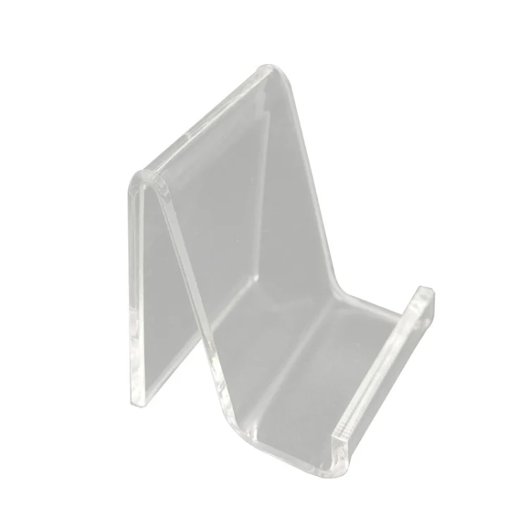 QH-040 10 PCS Acrylic Transparent Mobile Phone Display Stand